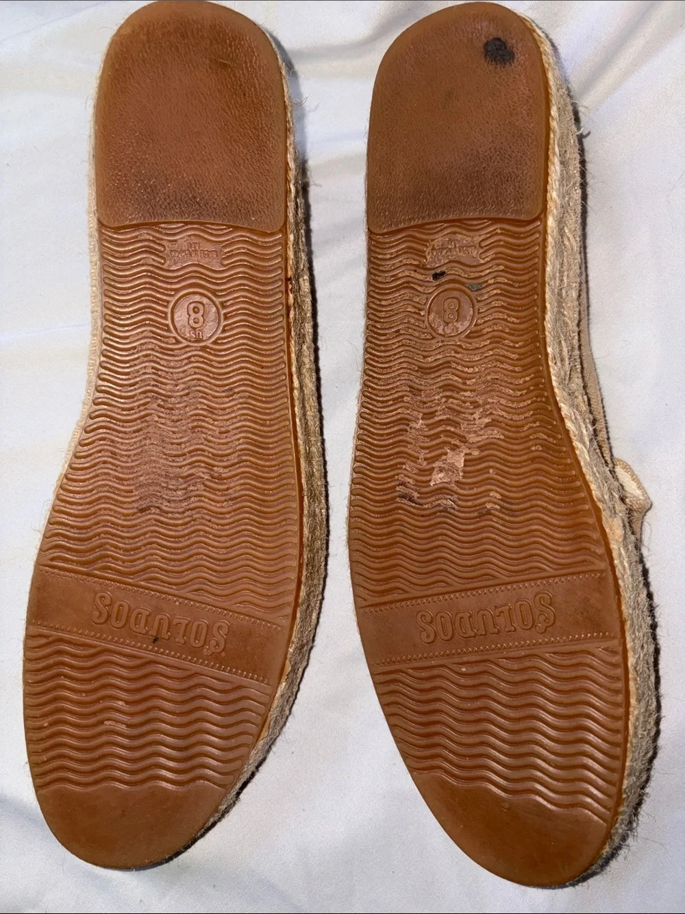 Soludos Gilded Owl Smoking Espadrilles Embroidered Slip On Canvas Shoes Women 8